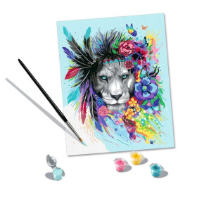 Ravensburger CreArt - Malen nach Zahlen - Boho Lion