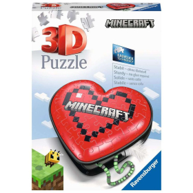 Ravensburger 3D Puzzle Herzschatulle - Minecraft