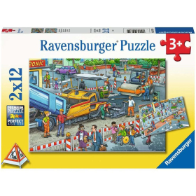 Ravensburger Strassenbaustelle