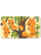Puzzle Tiere und ihre Kinder, 2 x 9 Teile