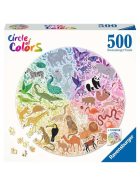 Puzzle Circle of Colors - Animals, 500 Teile