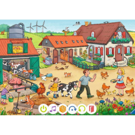 Ravensburger tiptoi® Puzzle für kleine Entdecker: Bauernhof