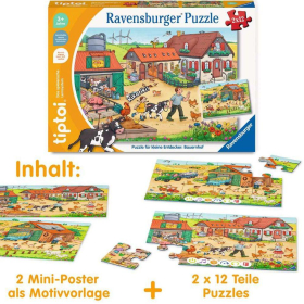 Ravensburger tiptoi® Puzzle für kleine Entdecker: Bauernhof