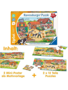 Ravensburger tiptoi® Puzzle für kleine Entdecker: Bauernhof