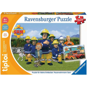 Ravensburger tiptoi® Puzzle für kleine Entdecker: Feuerwehrmann Sam