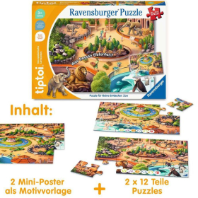 Ravensburger tiptoi® Puzzle für kleine Entdecker: Zoo