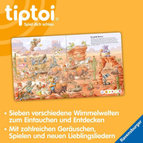 Ravensburger tiptoi® Die grosse Wimmelreise der Tiere