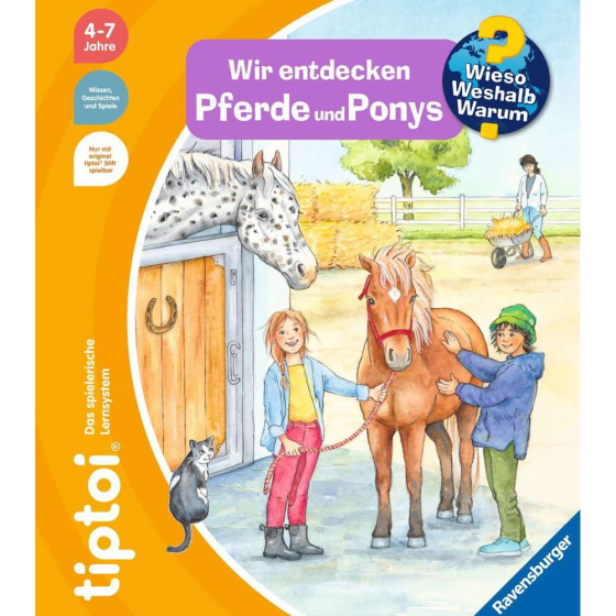 Ravensburger tiptoi® Wieso? Weshalb? Warum? Wir entdecken Pferde und Ponys