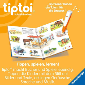 Ravensburger tiptoi® Wieso? Weshalb? Warum? Wir entdecken Pferde und Ponys