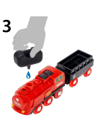 BRIO World BRIO Batterie-Dampflok Set