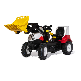 Rolly Toys rollyFarmtrac Steyr 6300 Terrus CVT mit Frontlader und Luftbereifung