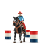 Schleich Barrel Racing mit Cowgirl