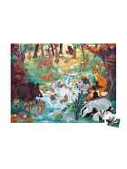 Janod WWF Puzzle Waldtiere, 81 Teile