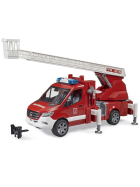 Bruder Mercedes Benz Sprinter Feuerwehr mit Drehleiter, Pumpe & Light & Sound Modul