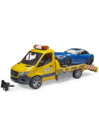 Bruder Mercedes Benz Sprinter Autotransporter mit Light & Sound Modul