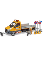 Bruder Mercedes Benz Sprinter Kommunal mit Fahrer, Light & Sound Modul & Zubehör