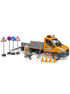 Bruder Mercedes Benz Sprinter Kommunal mit Fahrer, Light & Sound Modul & Zubehör