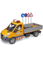 Bruder Mercedes Benz Sprinter Kommunal mit Fahrer, Light & Sound Modul & Zubehör