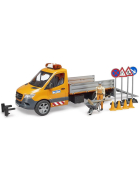 Bruder Mercedes Benz Sprinter Kommunal mit Fahrer, Light & Sound Modul & Zubehör