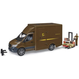 Bruder Mercedes Benz Sprinter UPS mit Fahrer &...