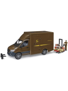 Bruder Mercedes Benz Sprinter UPS mit Fahrer & Zubehör