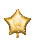 Amscan FB Stern Happy Birthday, 40 cm