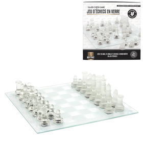 Sombo Schach aus Glas, 25 x 25 cm