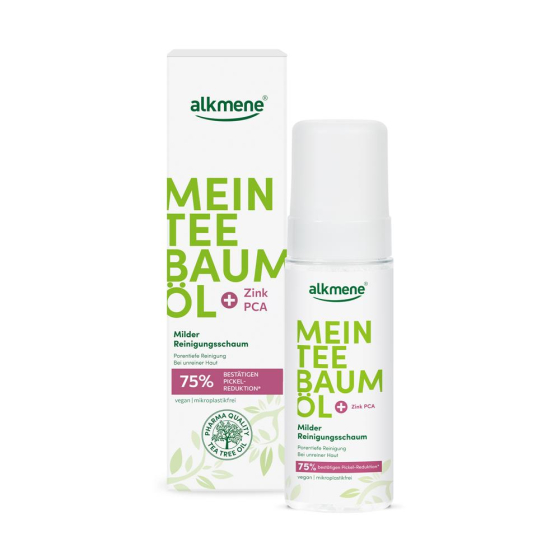 alkmene Mein Teebaumöl Milder Reinigungsschaum, 150 ml