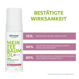 alkmene Mein Teebaumöl Milder Reinigungsschaum, 150 ml