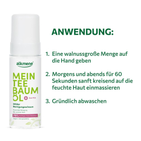 alkmene Mein Teebaumöl Milder Reinigungsschaum, 150 ml