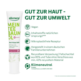 alkmene Mein Teebaumöl Anti-Pickel-Stift, 15 ml