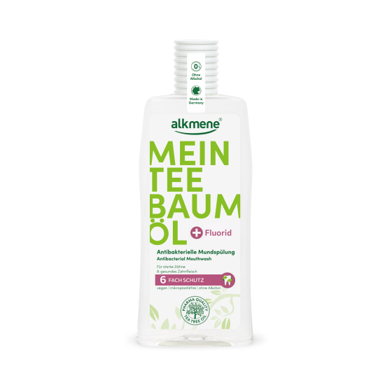 alkmene Mein Teebaumöl Antibakterielle Mundspülung, 500 ml