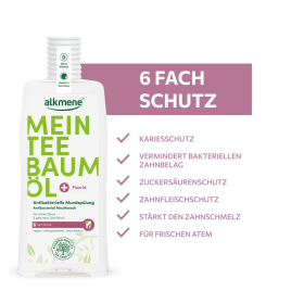 alkmene Mein Teebaumöl Antibakterielle Mundspülung, 500 ml