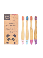 Wild & Stone Kinder Bambus Zahnb&uuml;rsten, soft, candy, 4er Pack