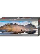 Puzzle Iceland Horses Panorama, 1000 Teile