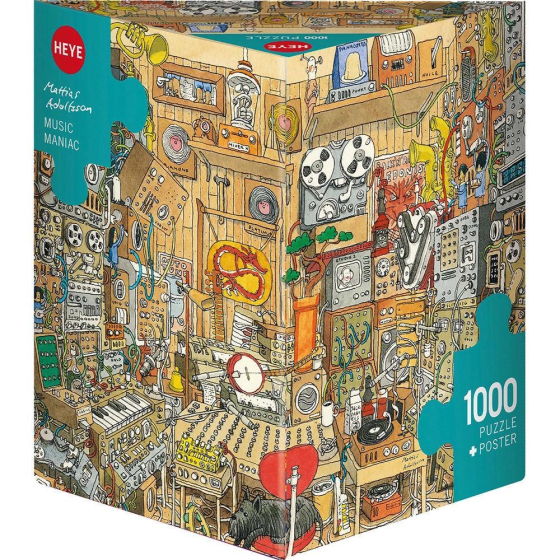 Puzzle Music Maniac Triangular, 1000 Teile
