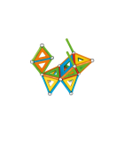 Geomag Panels GREEN line SUPERCOLOR 78 Teile