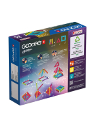 Geomag Panels GREEN line GLITTER 22 Teile