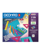 Geomag Panels GREEN line GLITTER 22 Teile