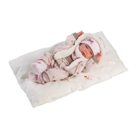 Llorens Babypuppe Nica mit Kapuzenjacke 40cm