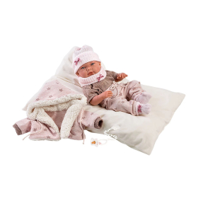 Llorens Babypuppe Nica mit Kapuzenjacke 40cm