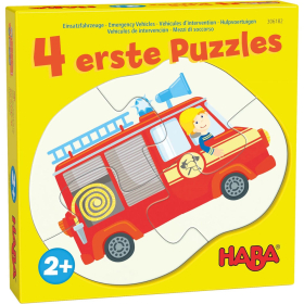 Puzzle 4 Erste Puzzles &ndash; Einsatzfahrzeuge, 4 x 4 Teile