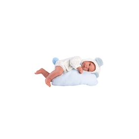 Llorens Babypuppe mit Schaukelzelt blau 35cm
