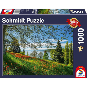 Puzzle Frühlingsallee zur Tulpenblüte, Insel...