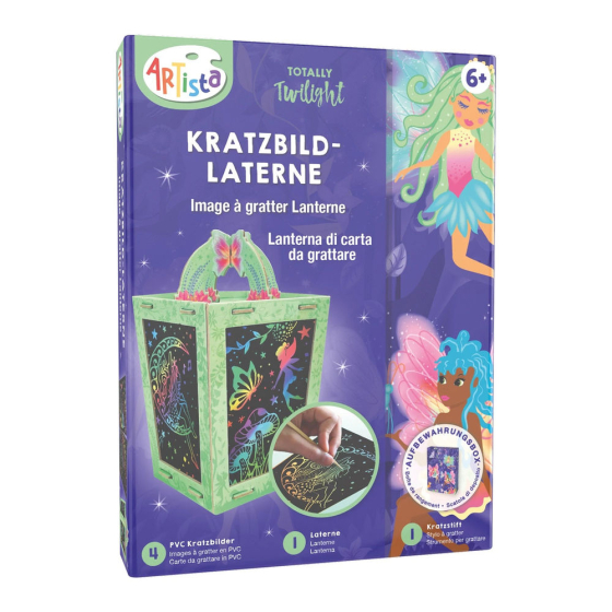 Artista Kratzbildlaterne Fee