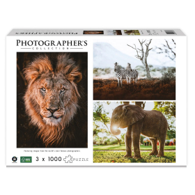 Ambassador Wildtiere Afrika 3x1000 Teile (Donal Boyd)