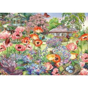Puzzle Blühender Garten, 1000 Teile