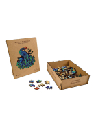 Philos Artefakt Holzpuzzle 2 in 1 Pfau, 132 Teile