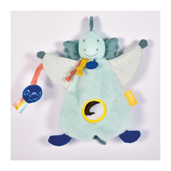 Doudou Handpuppe Dino Filou 25cm