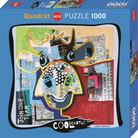 Puzzle Dotted Cow Square, 1000 Teile